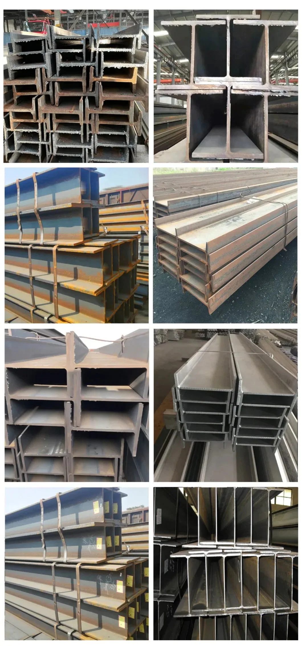 High Quality Hot/Cold Rolled ASTM A36 Steel Galvanized Welded H-Beam/I Beam/Channel Steel/ Section Q235B Q235 Q345 Structural Steel H Beam