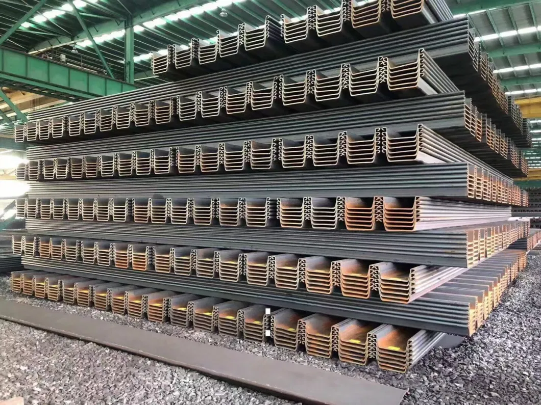 Standard Larsen Steel Sheet Pile Price Per Ton Type 3 Type 2 6m 9m 12m Length Hot Rolled Steel Sheet Piles